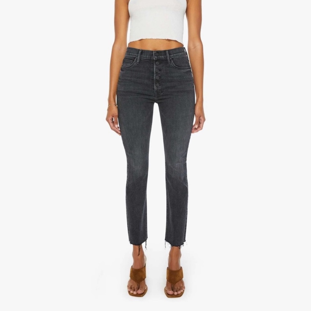 MOTHER Pixie Dazzler Ankle Fray denim size 32